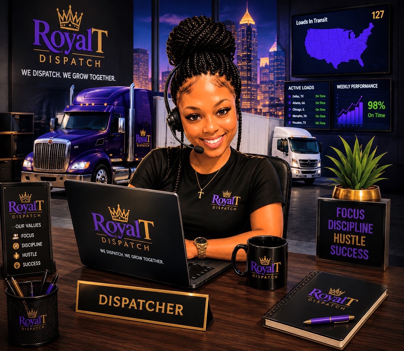 RoyalT Dispatch — Professional Dispatcher